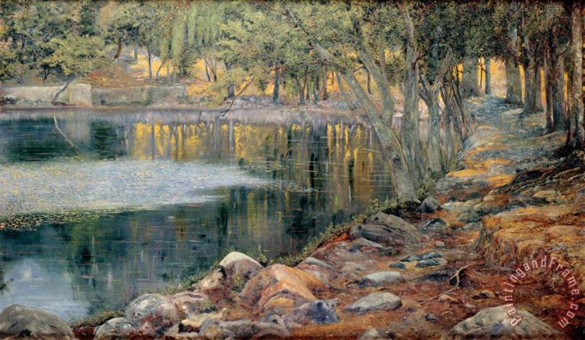 Joaquin Clausell Burgeoning Springs in Autumn Art Painting