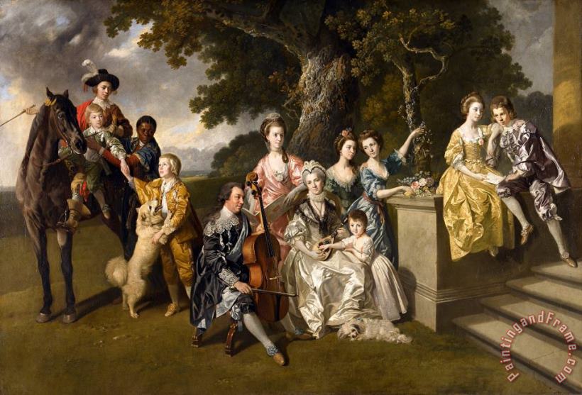 Johan Joseph Zoffany The Family of Sir William Young Art Painting