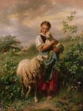The Shepherdess by Johann Baptist Hofner