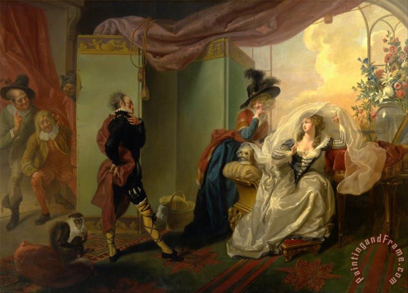 Johann Heinrich Ramberg Olivia, Maria And Malvolio From 