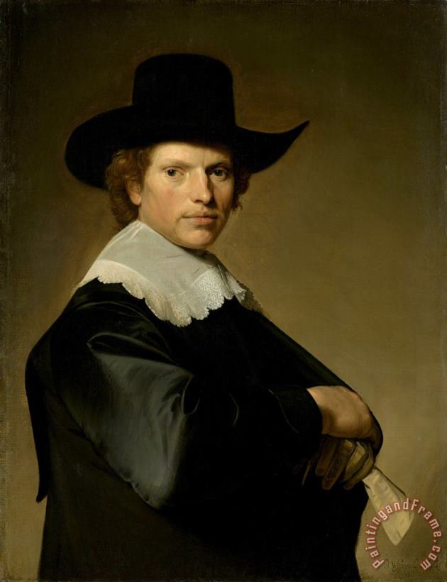 Portrait of a Man painting - Johannes Cornelisz. Verspronck Portrait of a Man Art Print