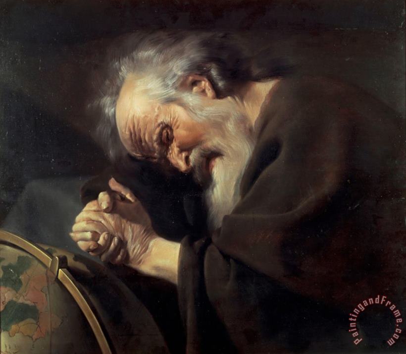 Johannes Moreelse Heraclitus Art Painting