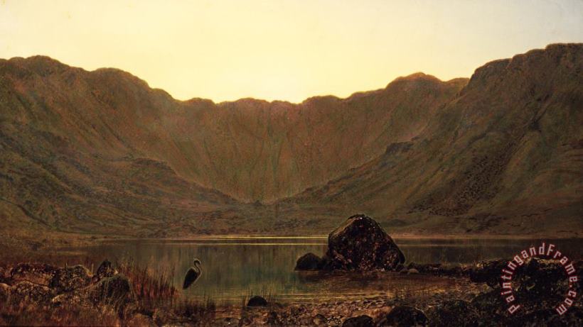 John Atkinson Grimshaw Mountain Solitude 1885 Art Print