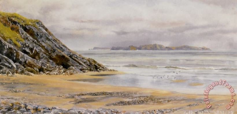 John Brett Caldy Island Art Painting