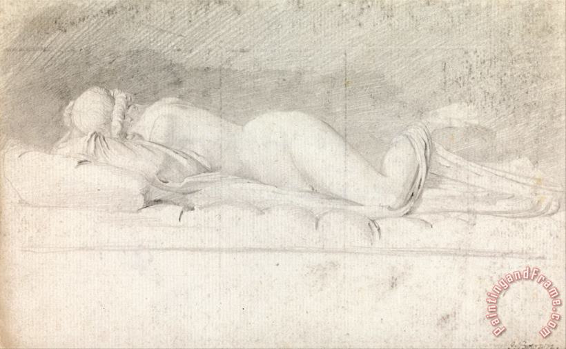 Study of The Hermaphrodite painting - John Brown Study of The Hermaphrodite Art Print