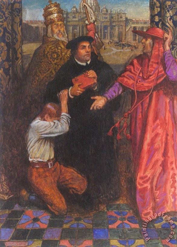 John Byam Liston Shaw Ballad of Luther Art Painting