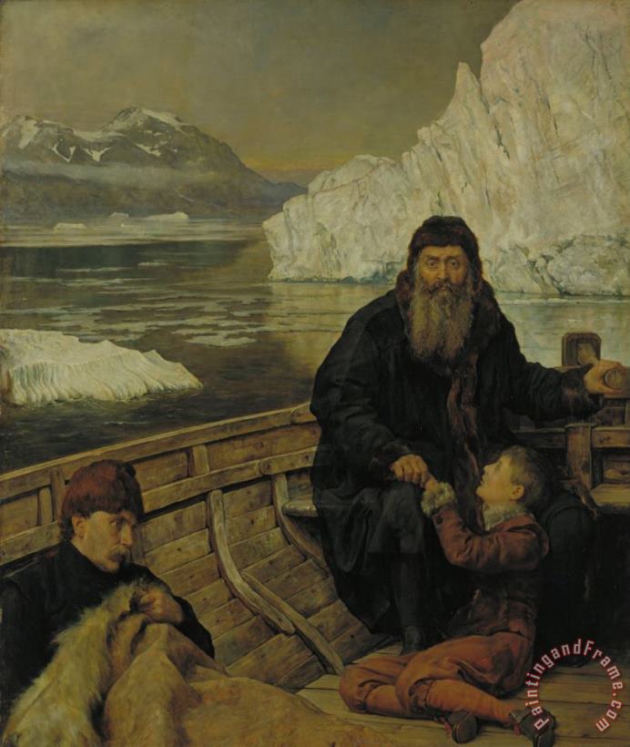John Collier The Last Voyage of Henry Hudson Art Painting