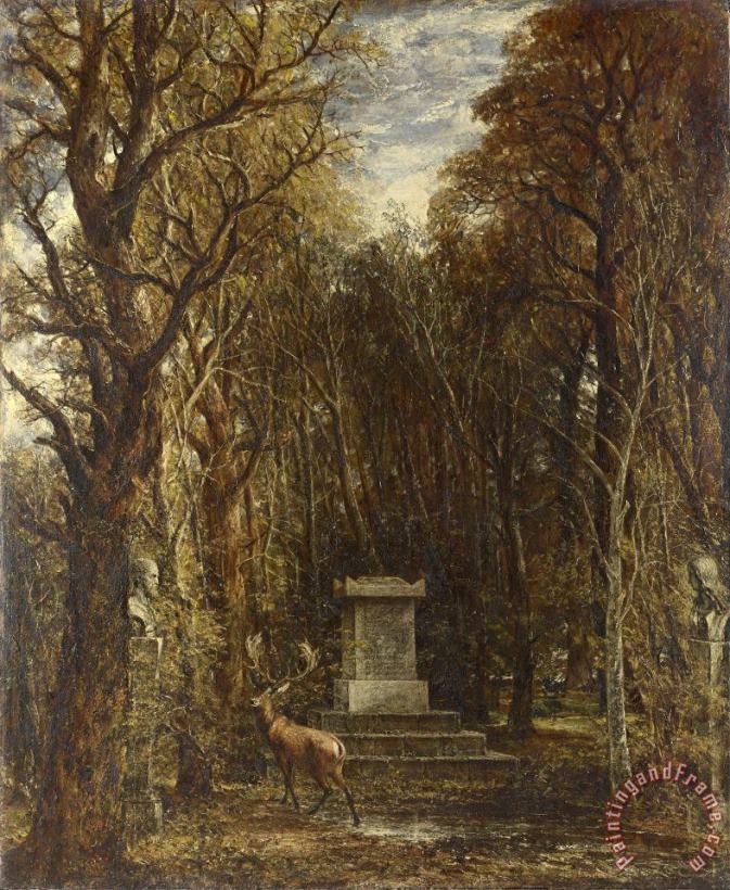 John Constable Cenotaph to The Memory of Sir Joshua Reynolds Art Print
