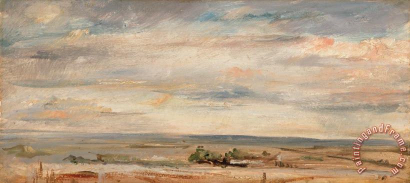 Cloud Study, Early Morning, Looking East From Hampstead painting - John Constable Cloud Study, Early Morning, Looking East From Hampstead Art Print