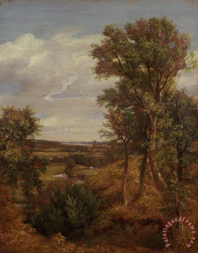 Dedham Vale painting - John Constable Dedham Vale Art Print