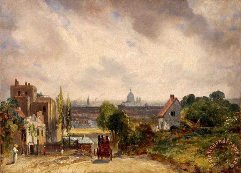 John Constable Sir Richard Steele's Cottage, Hampstead Art Painting