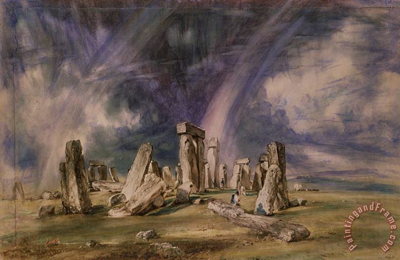 John Constable Stonehenge Art Print