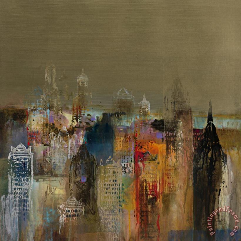 Penthouse View I painting - John Douglas Penthouse View I Art Print