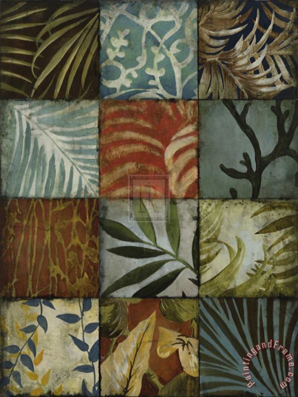 John Douglas Tile Patterns Iv Art Painting
