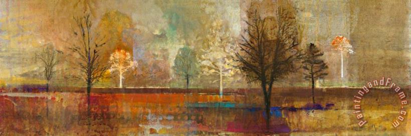 John Douglas Tree Shadows I Art Painting
