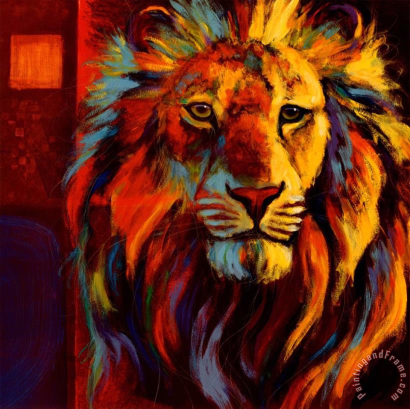 Wild Exotic I painting - John Douglas Wild Exotic I Art Print