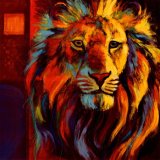 Art Printed on canvas by machine