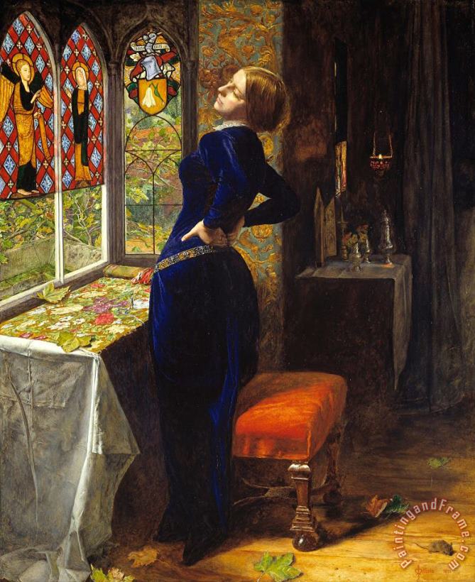 John Everett Millais Mariana in The Moated Grange Art Painting