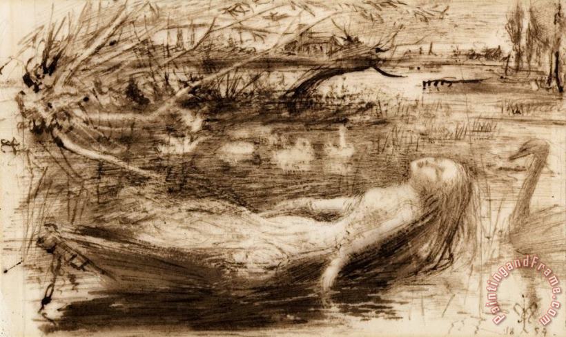 John Everett Millais The Lady of Shalott Art Print