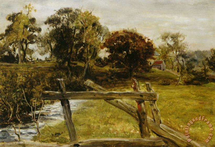View Near Hampstead painting - John Everett Millais View Near Hampstead Art Print