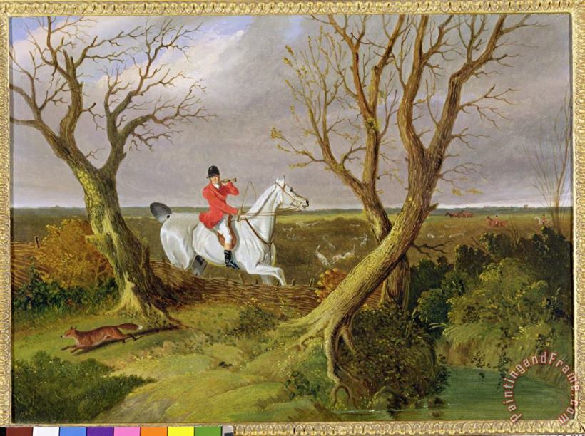 John Frederick Herring Snr The Suffolk Hunt - Gone Away Art Painting