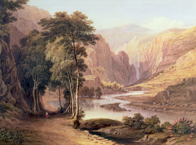 John Glover Tasmanian Gorge Art Print