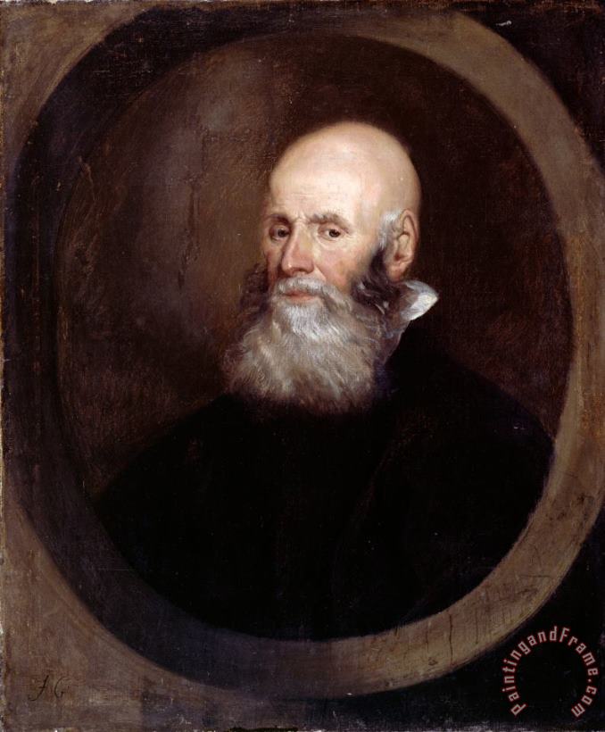 Head of a Bearded Man painting - John Greenhill Head of a Bearded Man Art Print