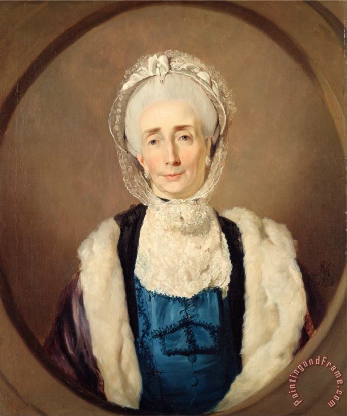 Mrs. Lushington painting - John Hamilton Mortimer Mrs. Lushington Art Print