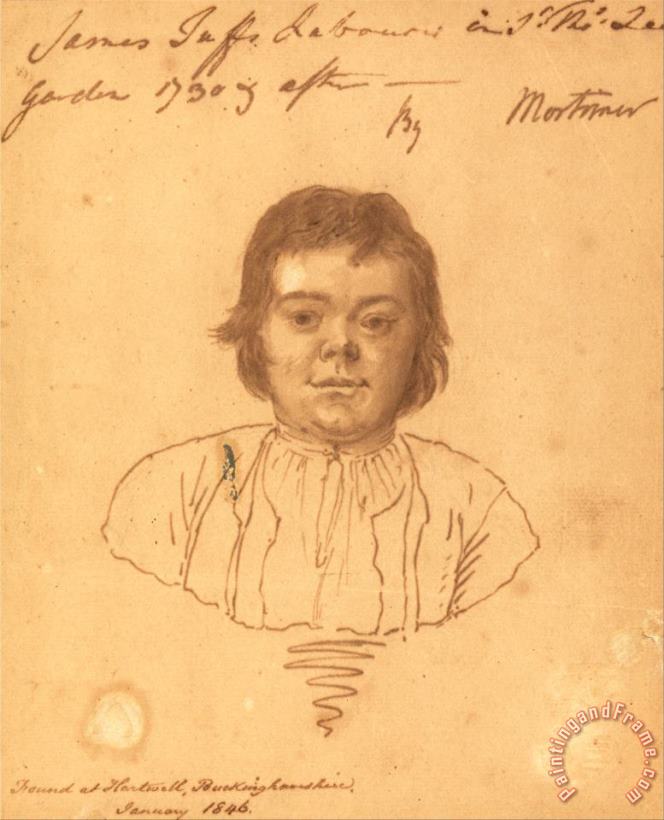 John Hamilton Mortimer Portrait of James Tuffs Art Print