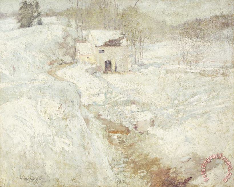 John Henry Twachtman Winter Landscape Art Print