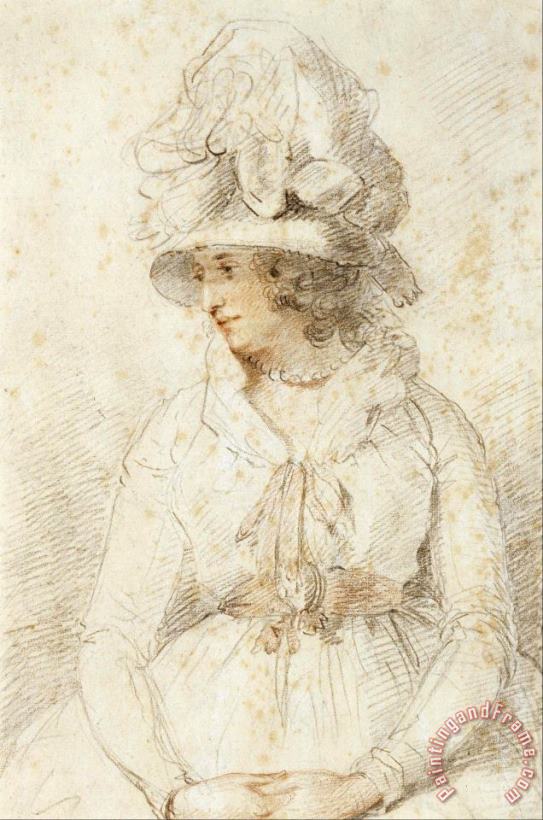 John Hoppner Portrait of a Lady Art Print