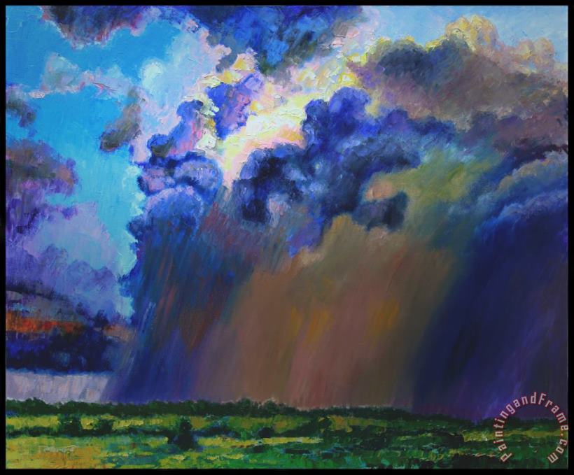 Storm Clouds Over Missouri painting - John Lautermilch Storm Clouds Over Missouri Art Print