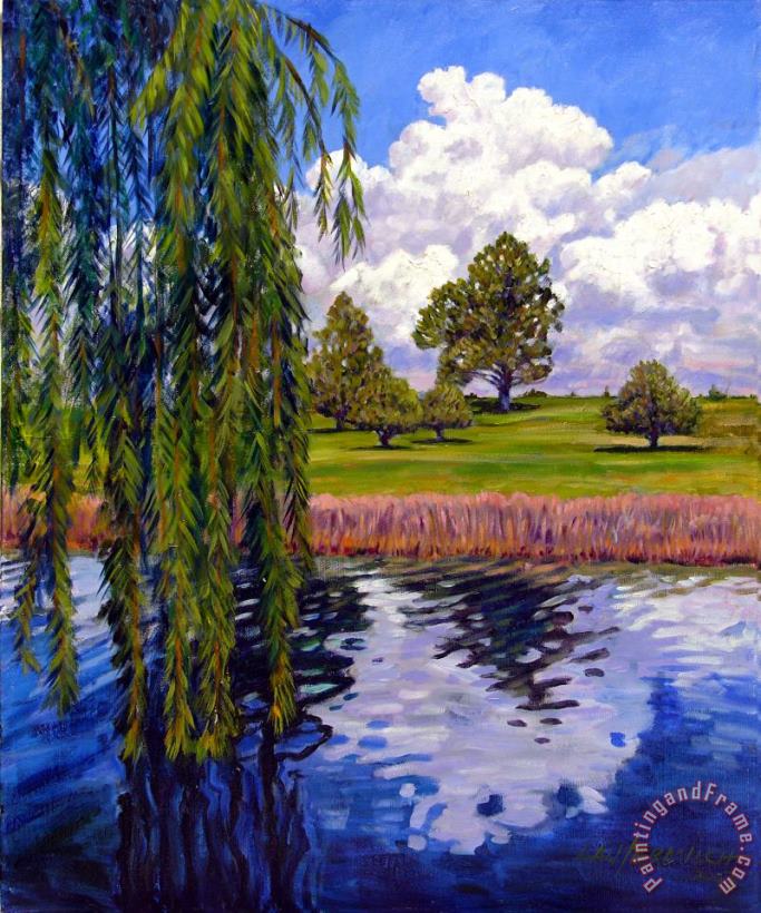John Lautermilch Weeping Willow - Brush Colorado Art Painting