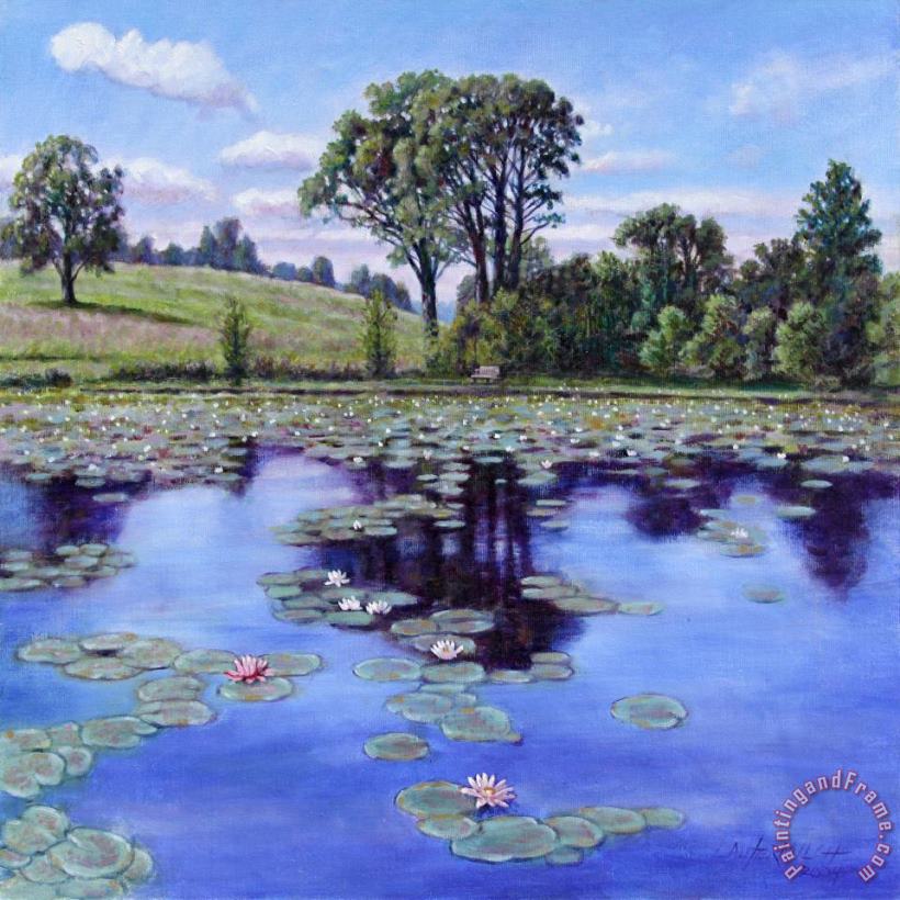 Wet Land - Shaw Nature Reserve painting - John Lautermilch Wet Land - Shaw Nature Reserve Art Print
