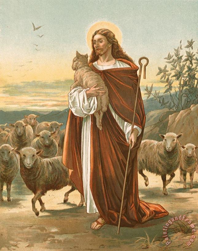 John Lawson The Good Shepherd Art Painting