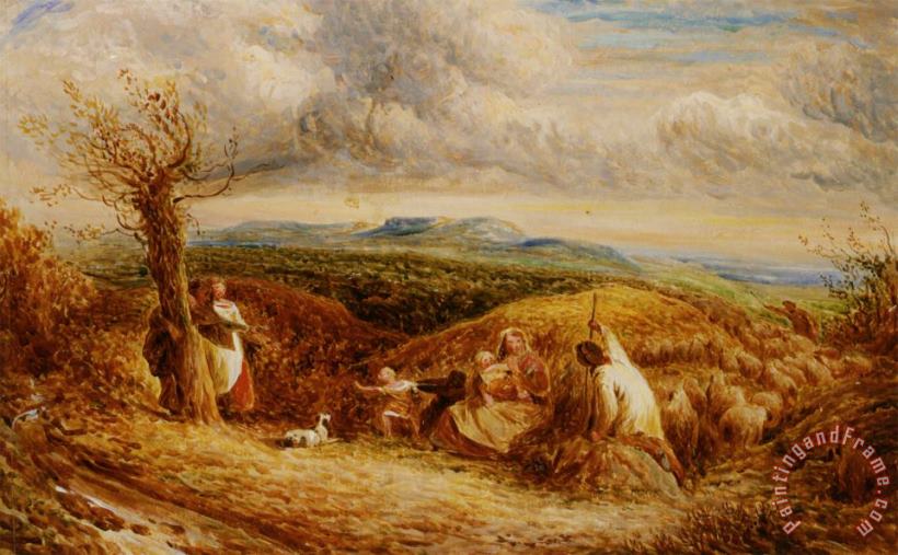 John Linnell Haymakers Art Painting