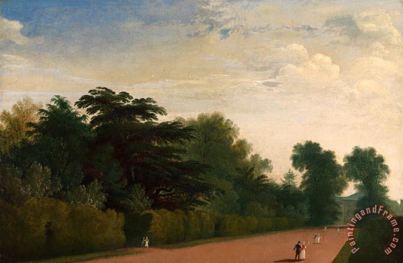 Kensington Gardens painting - John Martin Kensington Gardens Art Print