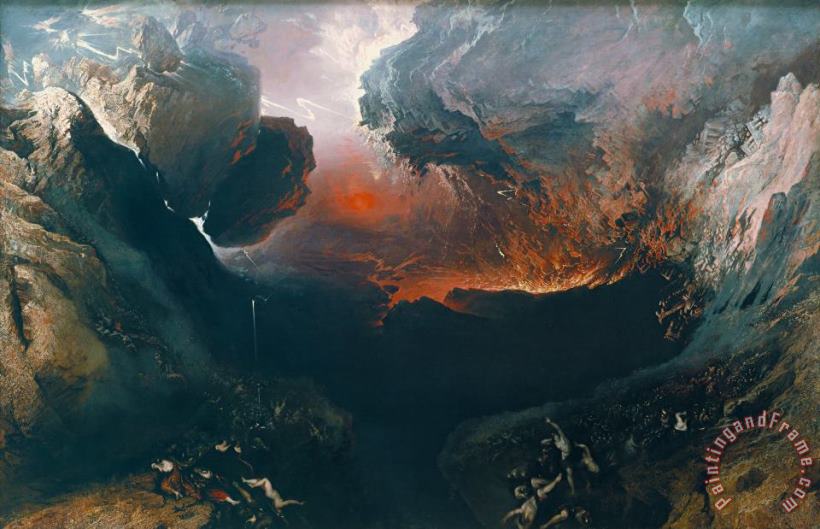 John Martin The Great Day of His Wrath Art Painting