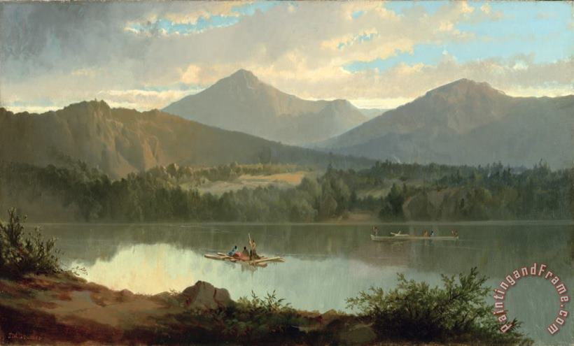 Western Landscape painting - John Mix Stanley Western Landscape Art Print