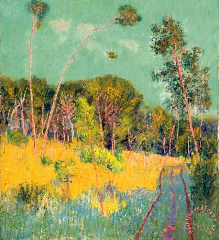 John Peter Russell A Clearing in The Forest Art Painting