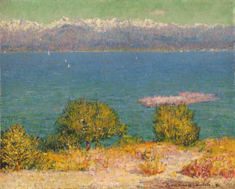 John Peter Russell Landscape, Antibes (the Bay of Nice) Art Print