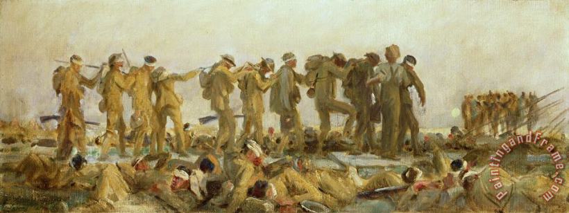 John Singer Sargent Gassed An Oil Study Art Painting