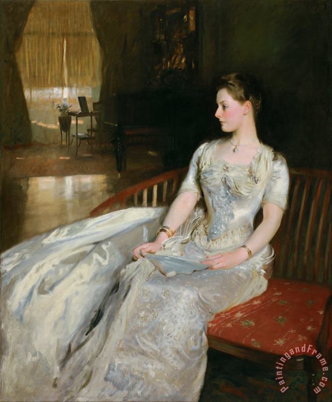 John Singer Sargent Mrs. Cecil Wade Art Painting
