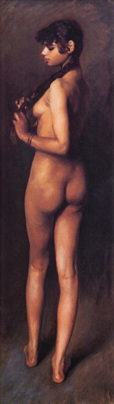 John Singer Sargent Nude Egyptian Girl Art Painting