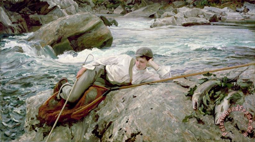 John Singer Sargent On His Holidays Art Painting