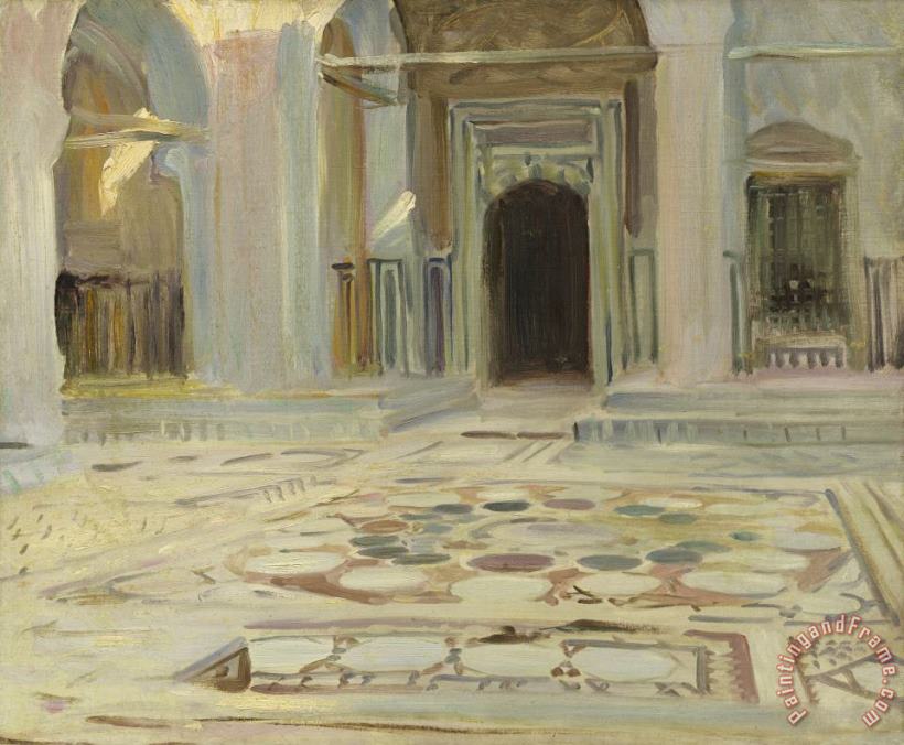 John Singer Sargent Pavement, Cairo Art Painting
