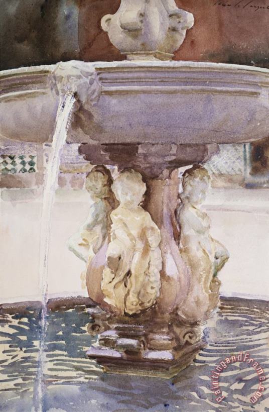 John Singer Sargent Spanish Fountain Art Print