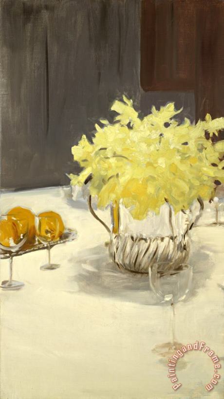Still Life with Daffodils painting - John Singer Sargent Still Life with Daffodils Art Print
