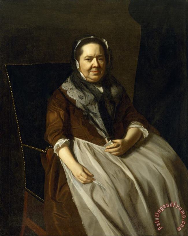 Portrait of Mrs. Paul Richard painting - John Singleton Copley Portrait of Mrs. Paul Richard Art Print