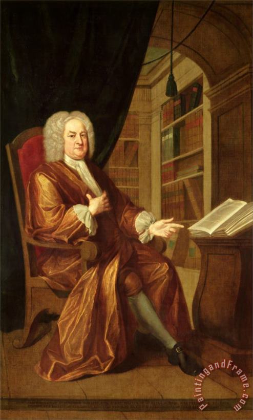 John Smibert Benjamin Moreland, High Master of St. Paul's School Art Painting